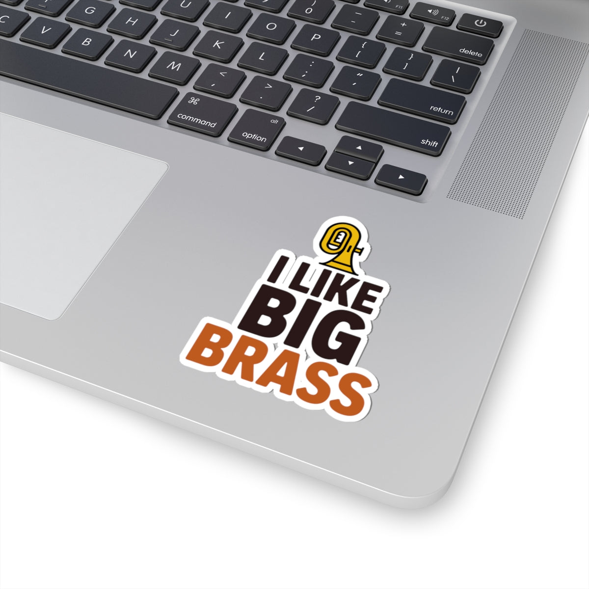 Tuba Enthusiast Sticker - Big Brass Humor Vinyl Decal for Musicians