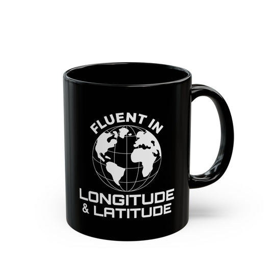 Coordinate Pro Mug - Fluent in Lat/Long Coffee Cup for GIS Analysts & Navigators