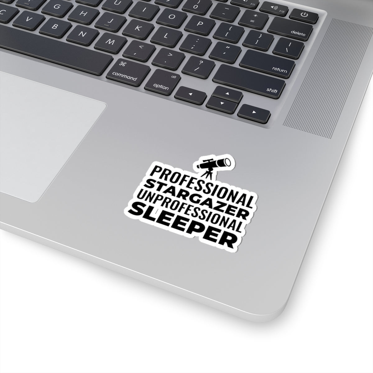 Stargazer Humor Sticker - Sleep-Deprived Astronomer Vinyl Decal for Night Sky Lovers