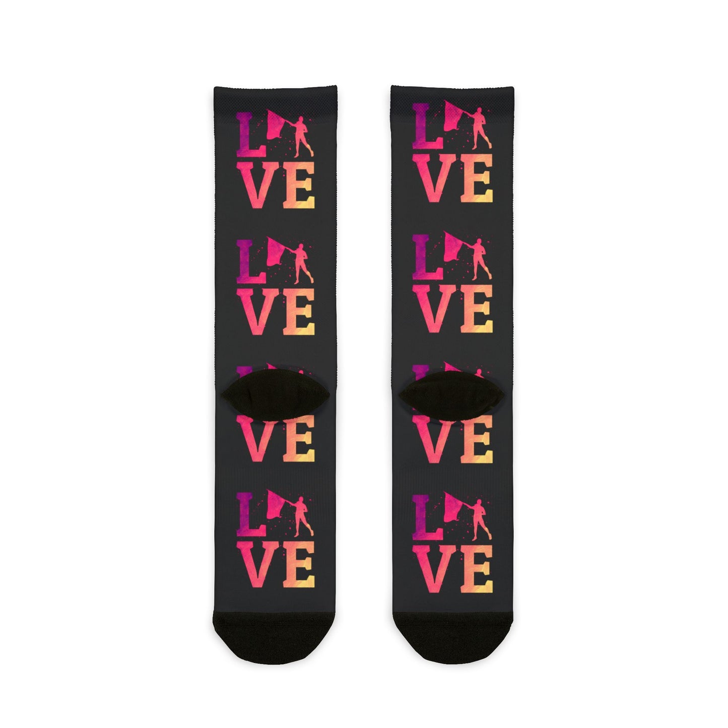 Color Guard Socks – Fun and Stylish Design for Enthusiasts & Performers