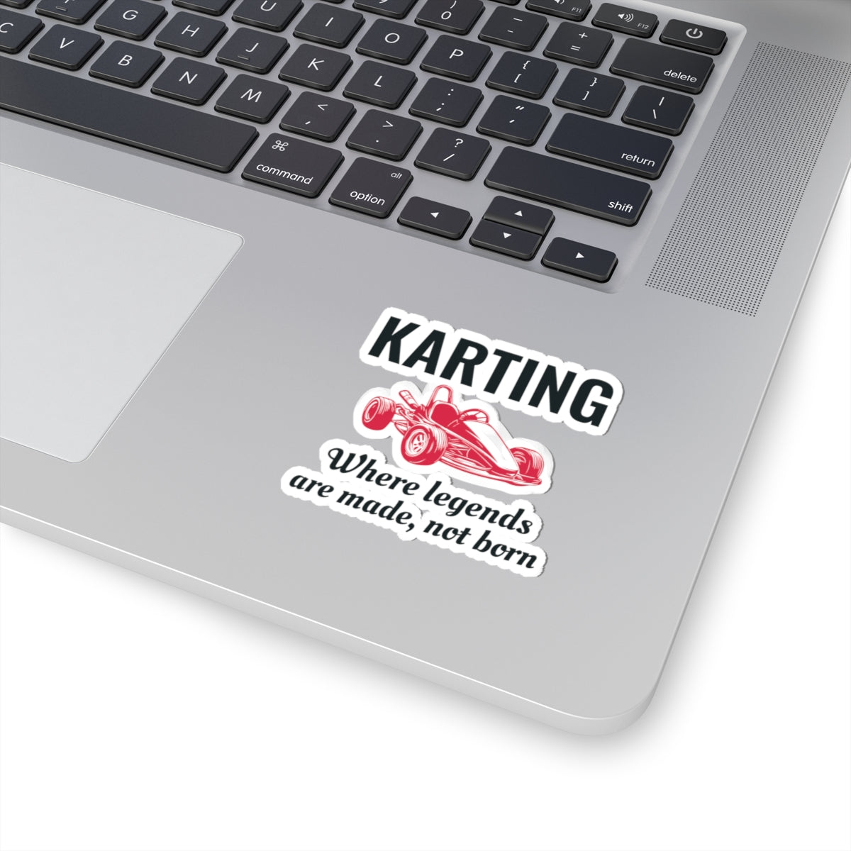 Go Kart Racing Sticker Vinyl - Karting: Where Legends Are Made