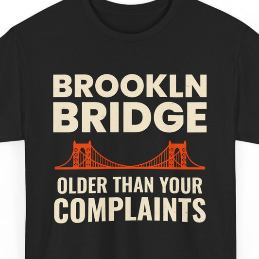 Brooklyn Bridge New York T-Shirt - NYC Vintage Graphic Tee for Urban Fashion Lovers City Pride Apparel