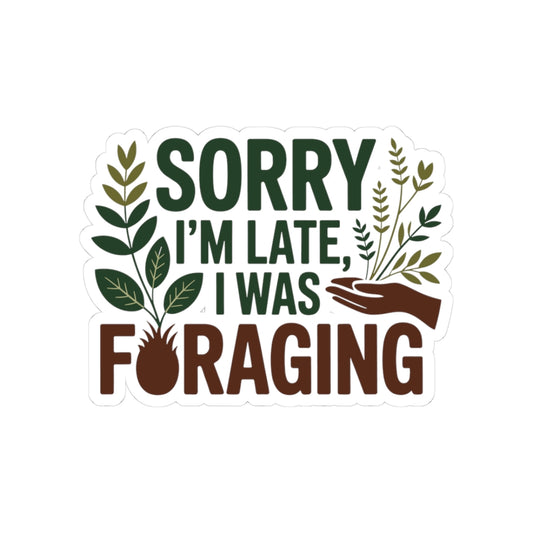 Herbalist Humor Sticker - Plant Foraging Vinyl Decal for Herbalists, Botanical Enthusiasts