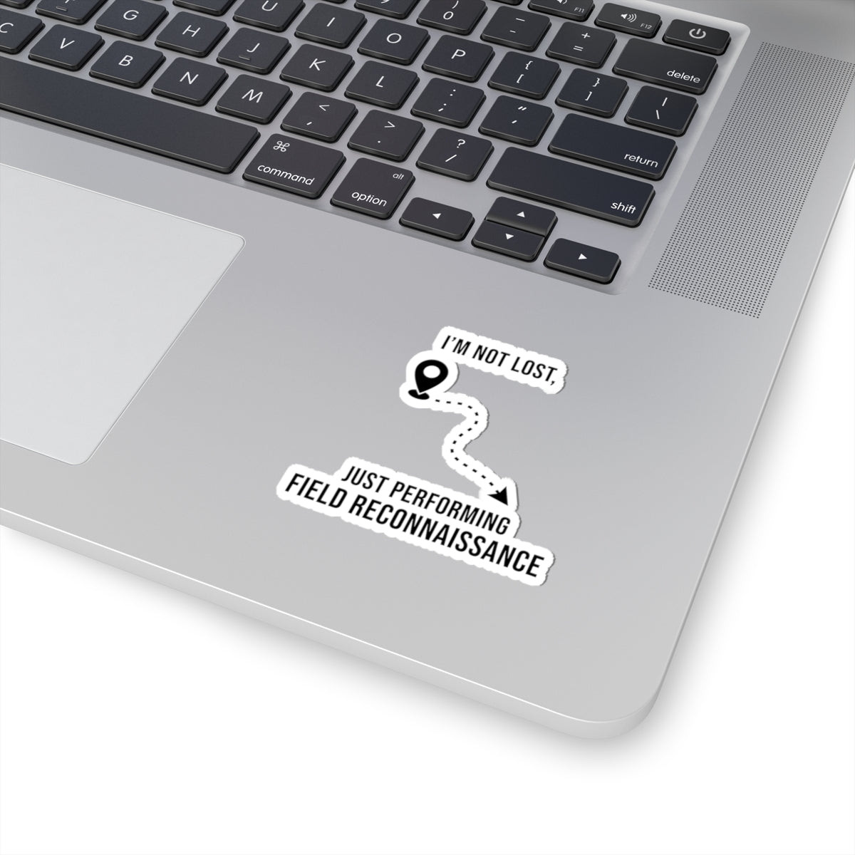 "Funny Exploration Sticker - Geospatial Humor Decal for Surveyors & Mappers"