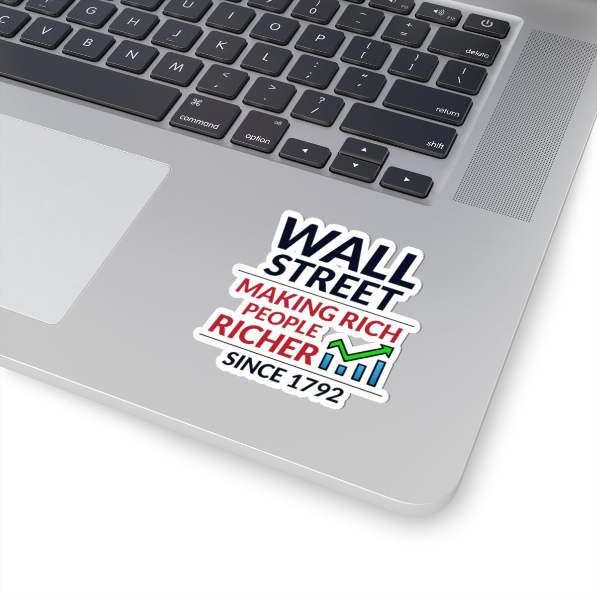 Wall Street New York Sticker - NYC Financial District Vinyl Decal for Finance Professionals and Traders