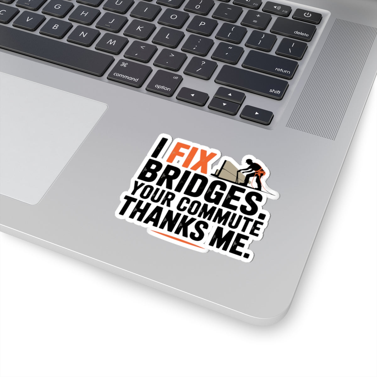 Bridge Inspector Sticker - Fix Commute Vinyl Decal for Engineers & Techs