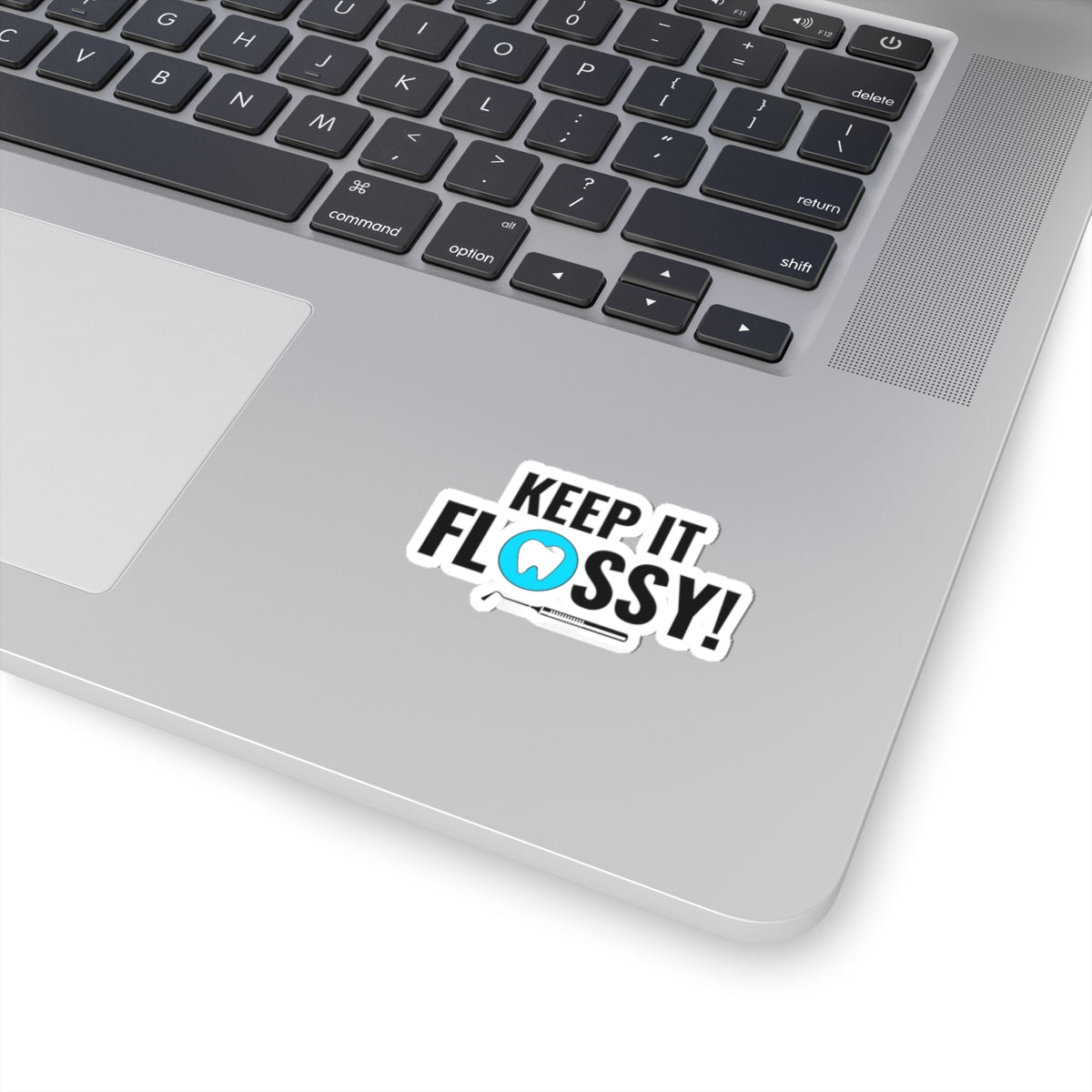 Dental Humor Sticker - Keep It Flossy Vinyl Decal for Hygienists