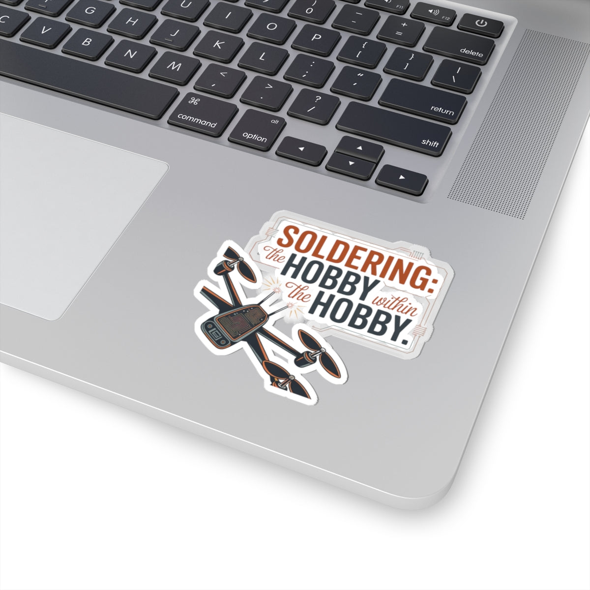 Drone Racing Sticker - Soldering Sub Hobby Decal for FPV Pilots, Quad Builders