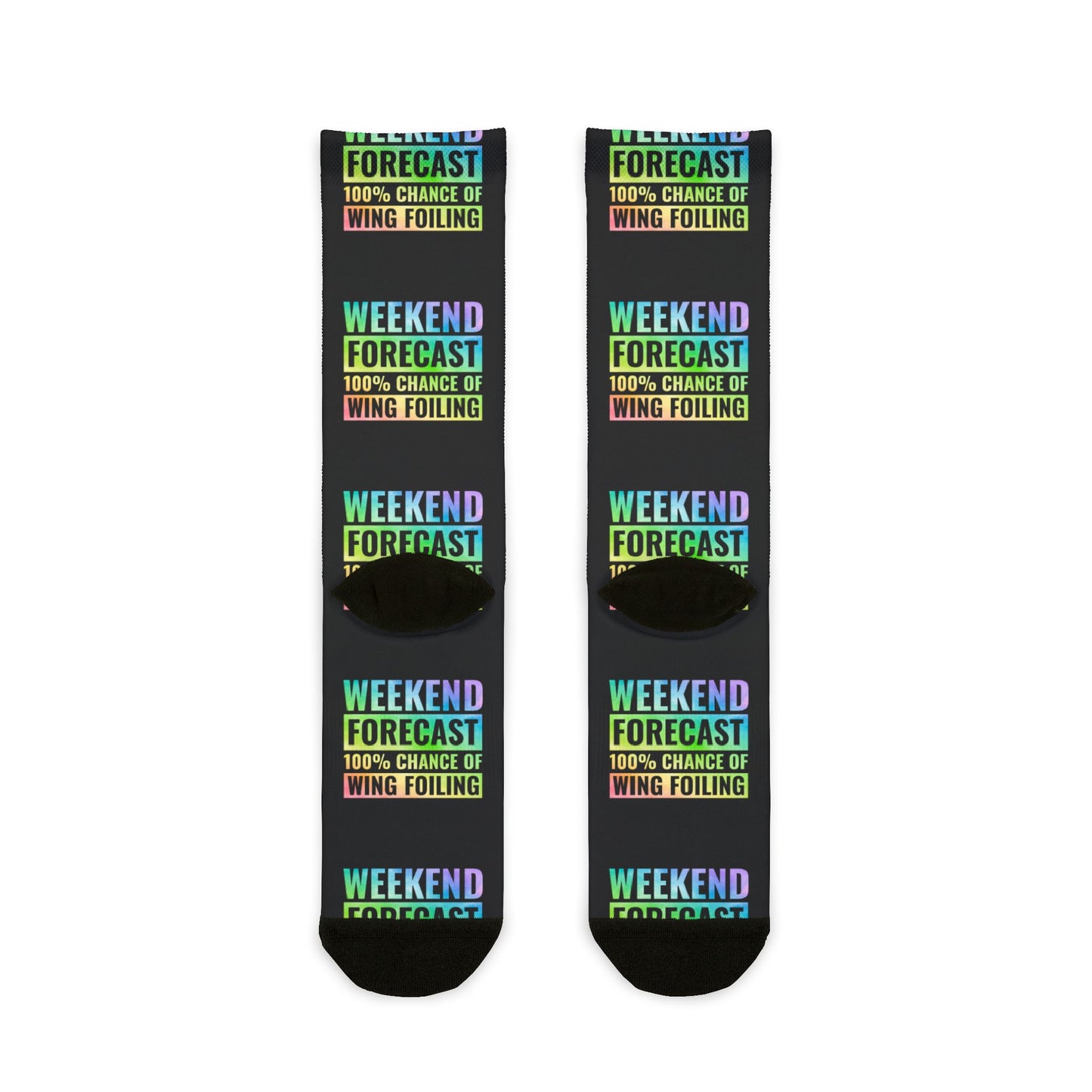Wing Foiling Socks - Weekend Forecast Design for Foiling Enthusiasts