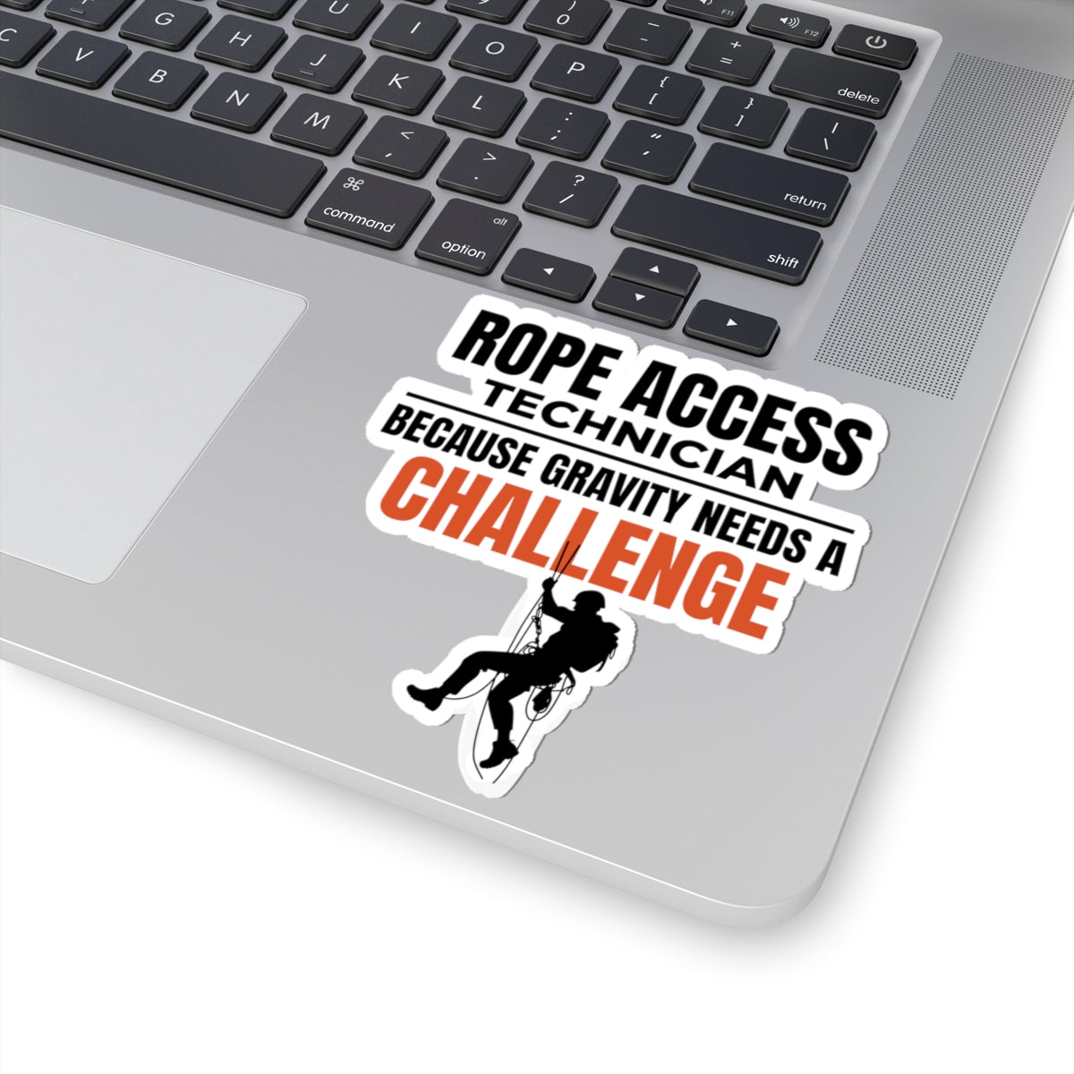 Rope Access Decal - Industrial Climber Sticker for Technicians