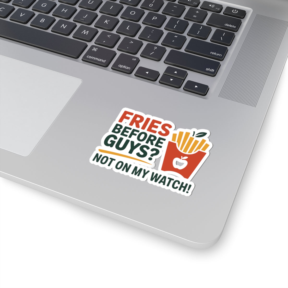Playful Dietitian Sticker - Fries Before Guys Vinyl Decal for Registered Dietitians, Nutritionists