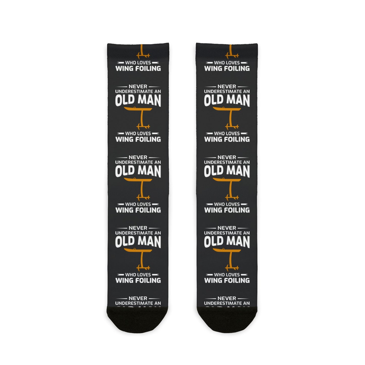 Wing Foiling Socks - For the Old Man Who Loves Wing Foiling