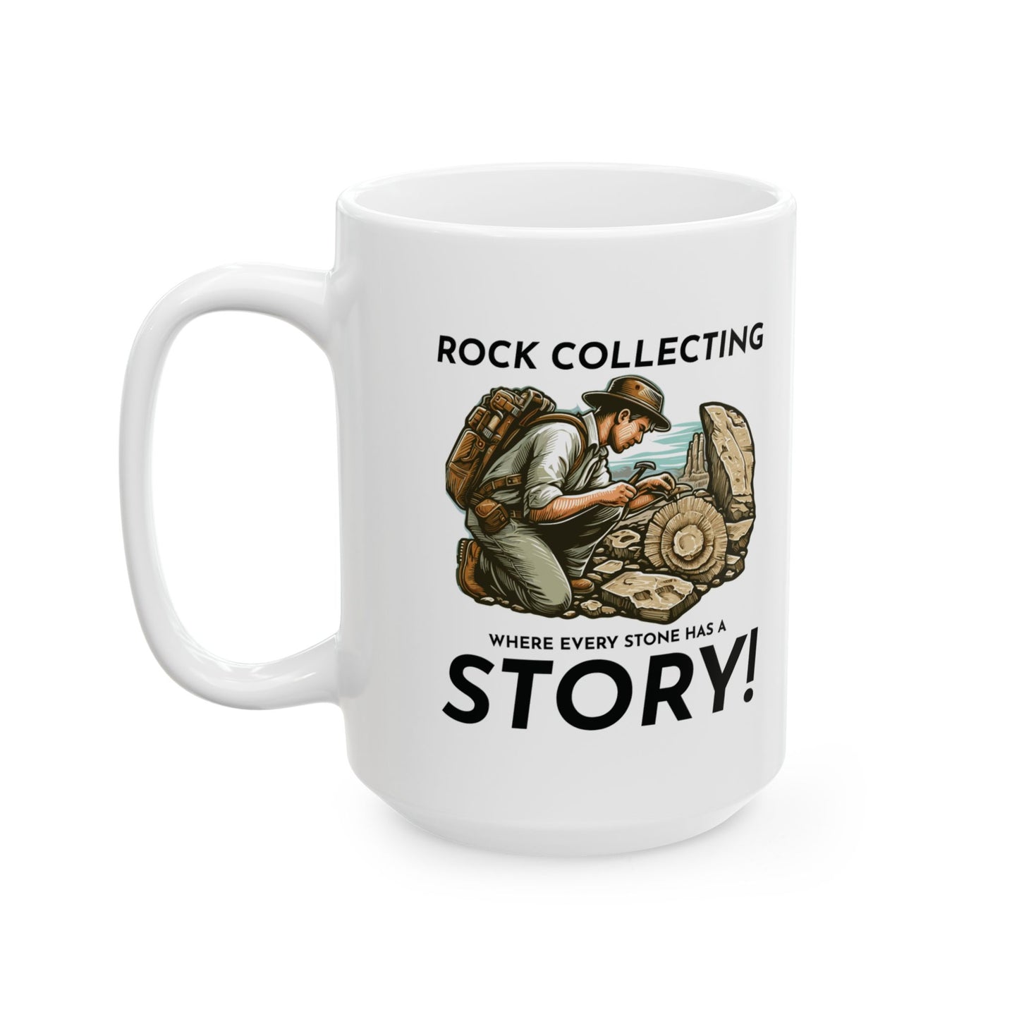 Geologist Mug for Rock Lovers - Stone Stories