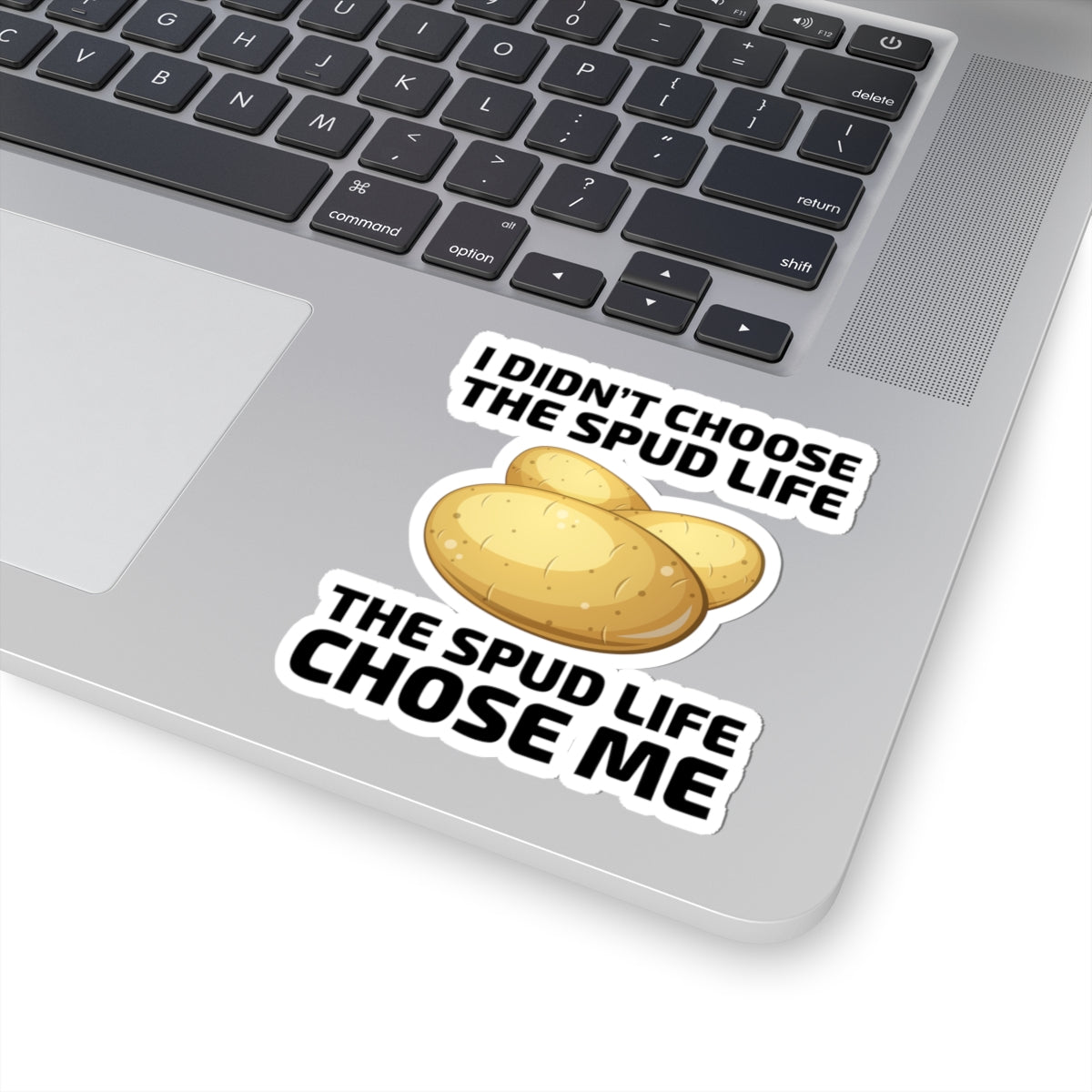 Spud Life Sticker - Potato Humor Vinyl Decal for Gardeners & Vegetable Enthusiasts
