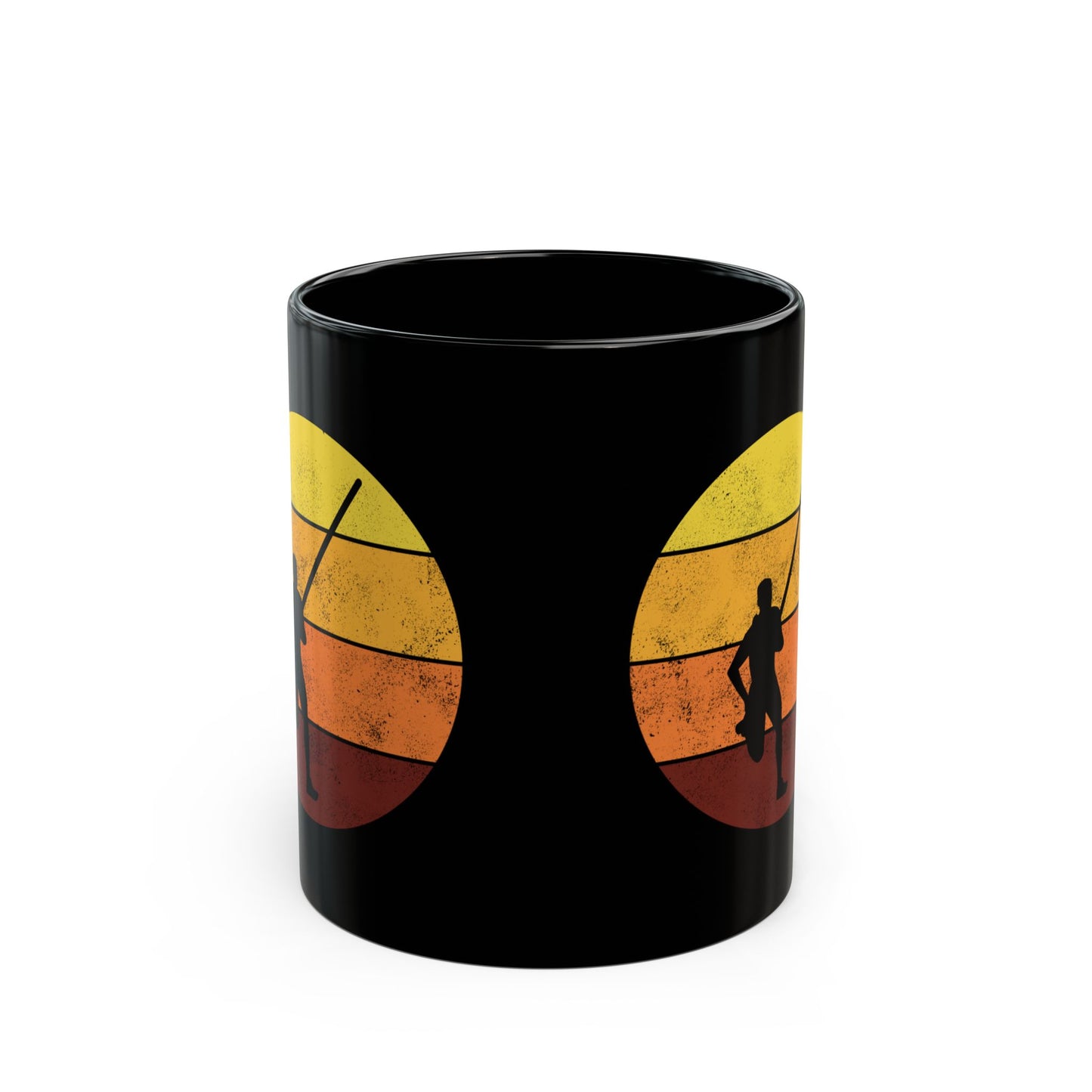 Pole Vault Mug Black - Track Field Gift for Jumpers Athletes Coaches Sports Enthusiasts