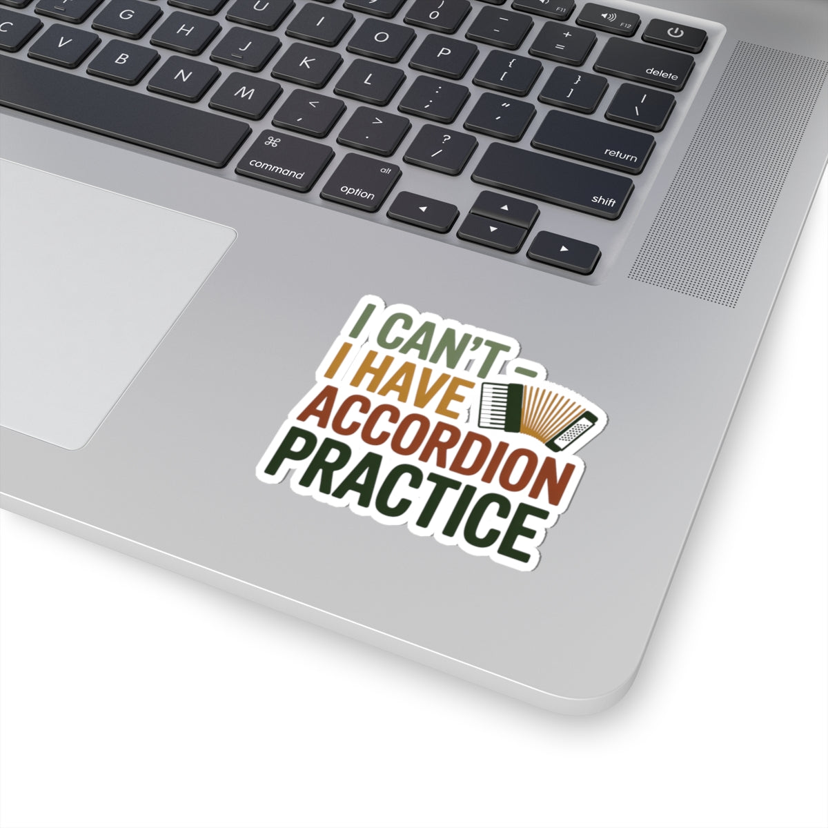 Accordion Sticker – Excuse Humor Decal for Squeezebox Players, Polka Band Members