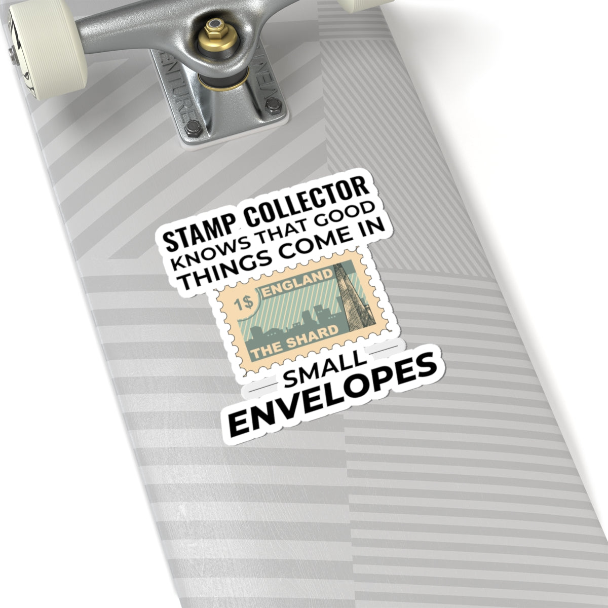 Stamp Collector Sticker - Philatelist Humor Vinyl Decal for Postal History Enthusiasts