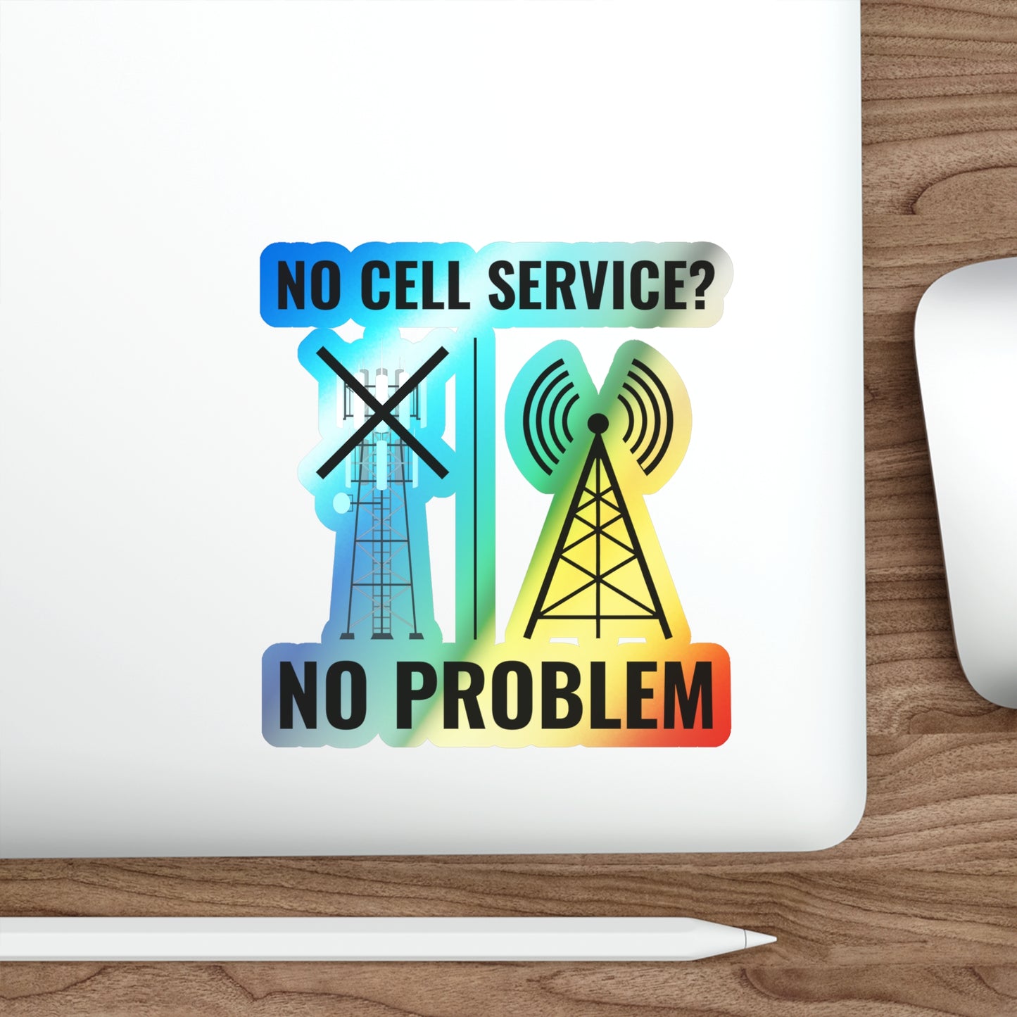 Amateur Ham Radio Operator Stickers Holographic Vinyl Decal - Independent Comms & Off-Grid Ops