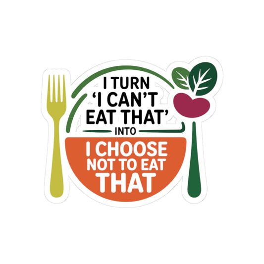 Empowering Dietitian Sticker - Mindful Eating Vinyl Decal for Registered Dietitians, Nutritionists