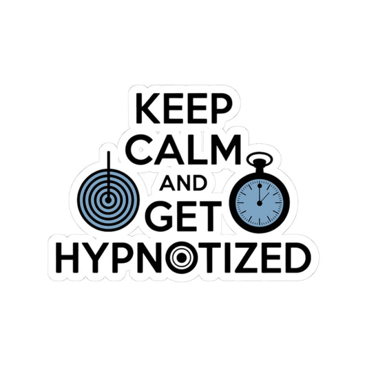 Hypnotist Invitation Sticker - Calm Trance Vinyl Decal for Hypnotists, Relaxation Therapists
