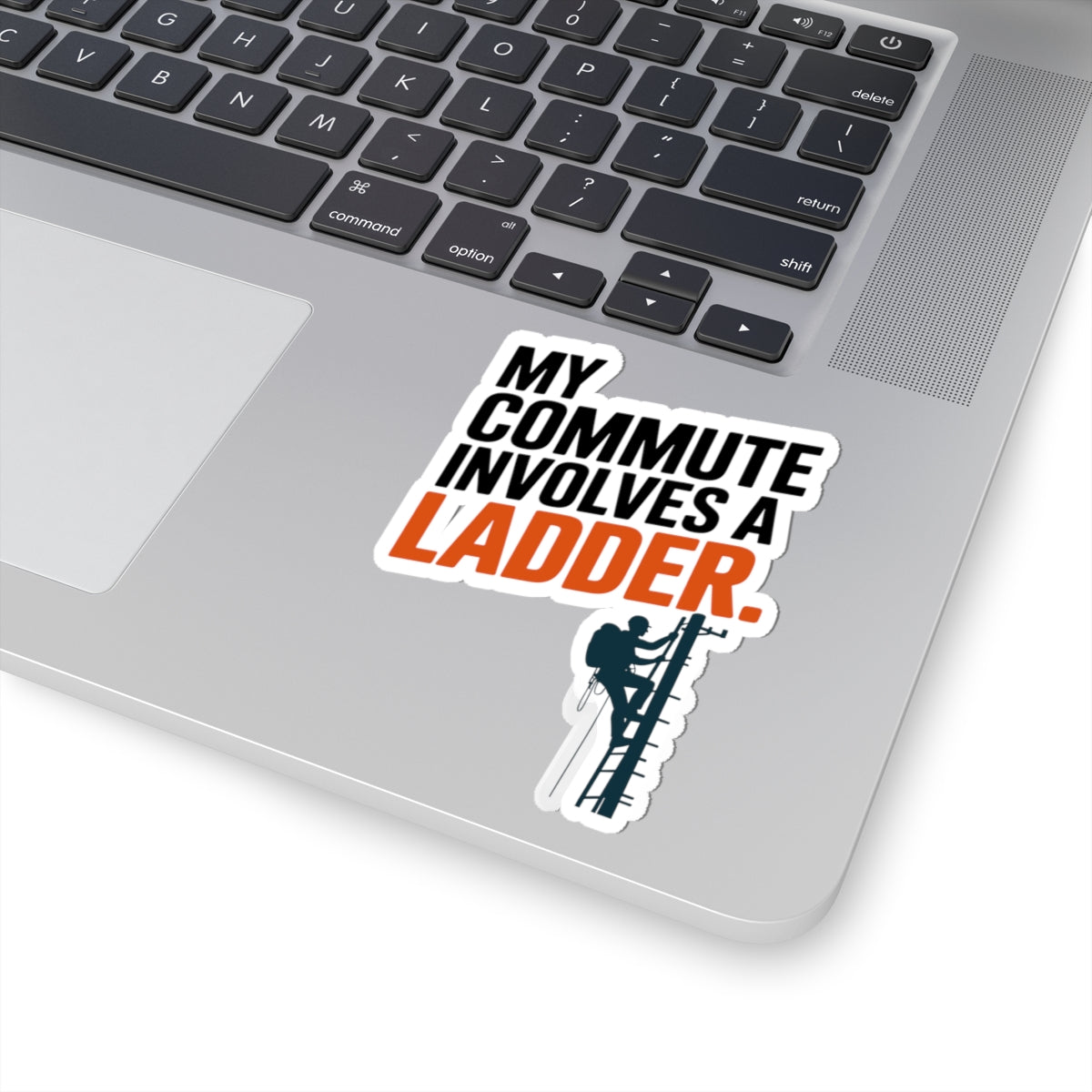 Tower Climber Sticker - Cell Tower Ladder Commute Vinyl Decal for Telecom Technicians