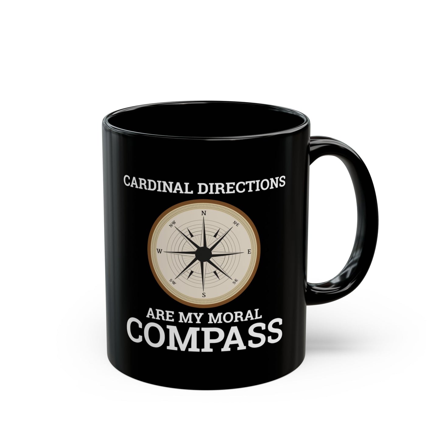 True North Mug - Cardinal Directions Coffee Cup for Ethical Cartographers & GIS Analysts