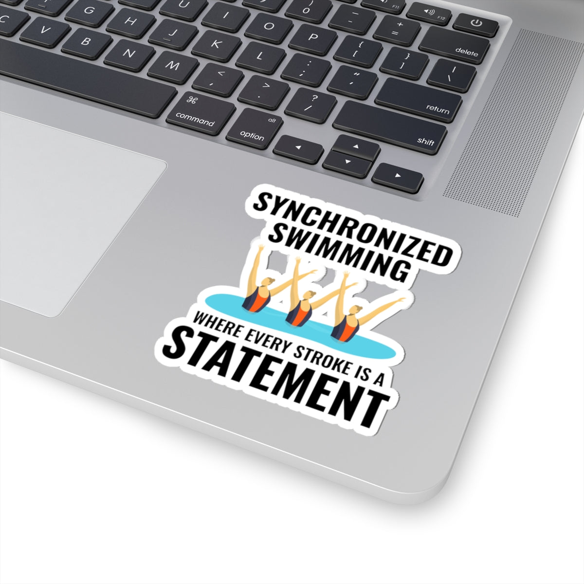 Artistic Synchronized Swimming Sticker - Powerful Strokes Vinyl Decal for Athletes & Coaches