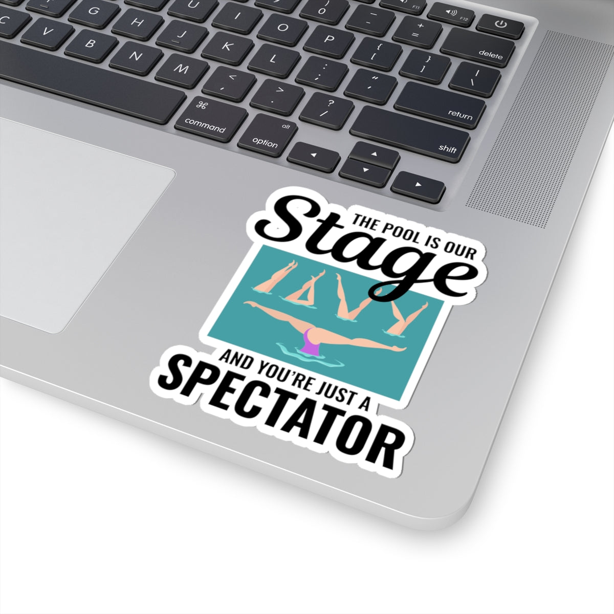 Dramatic Synchronized Swimming Sticker - Pool Stage Vinyl Decal for Performers & Fans