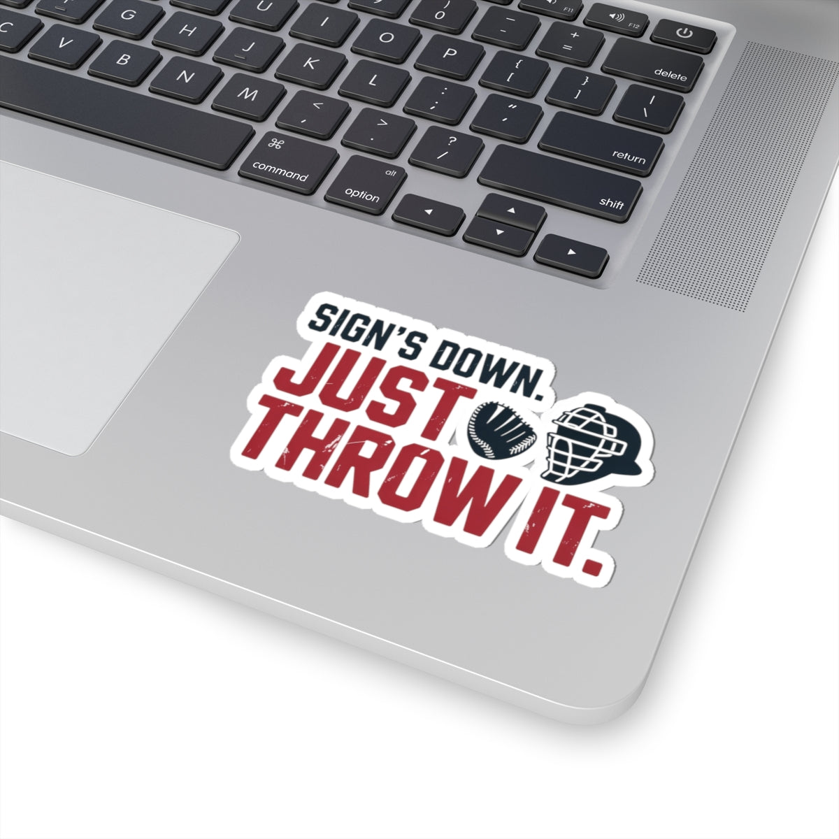 Baseball Catcher Sticker – Funny Lost Signal Humor Decal for Catchers Travel Ball Players