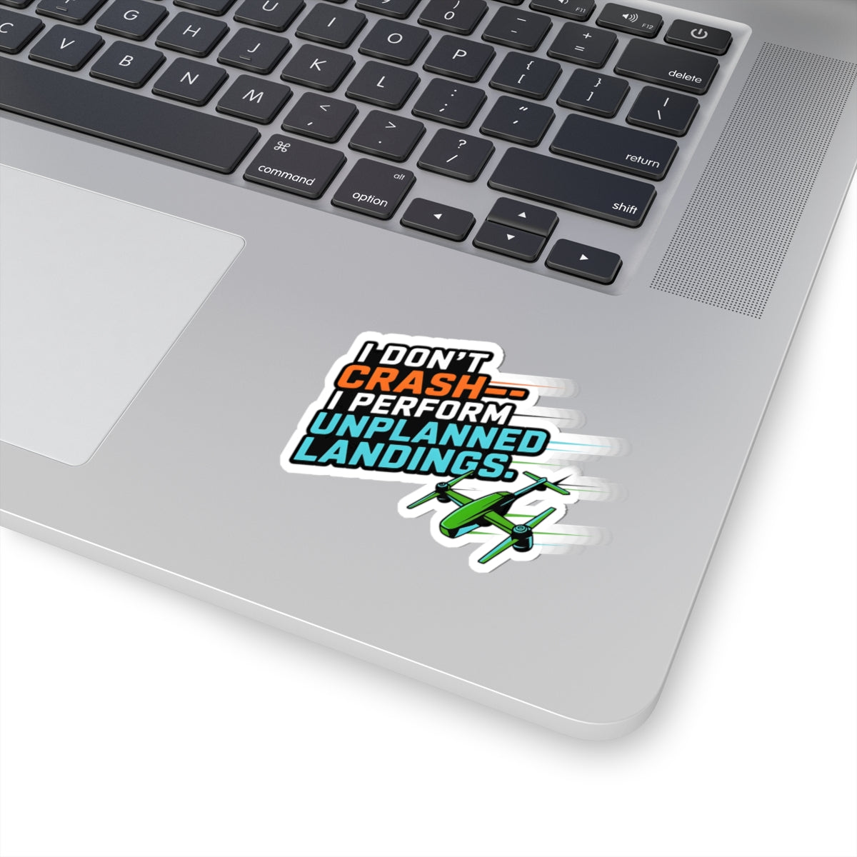 Drone Racing Sticker – Funny FPV Pilot Decal for Quadcopter Enthusiasts, RC Hobbyists and Flight Controllers