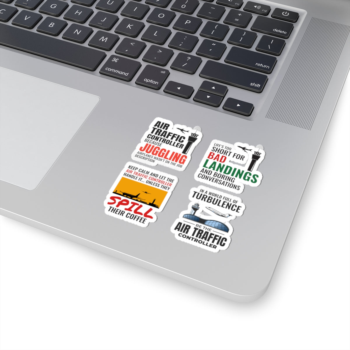 Air Traffic Controller Sticker Pack – 4 PCS Funny Aviation Quote Stickers for ATC Professionals & Plane Enthusiasts