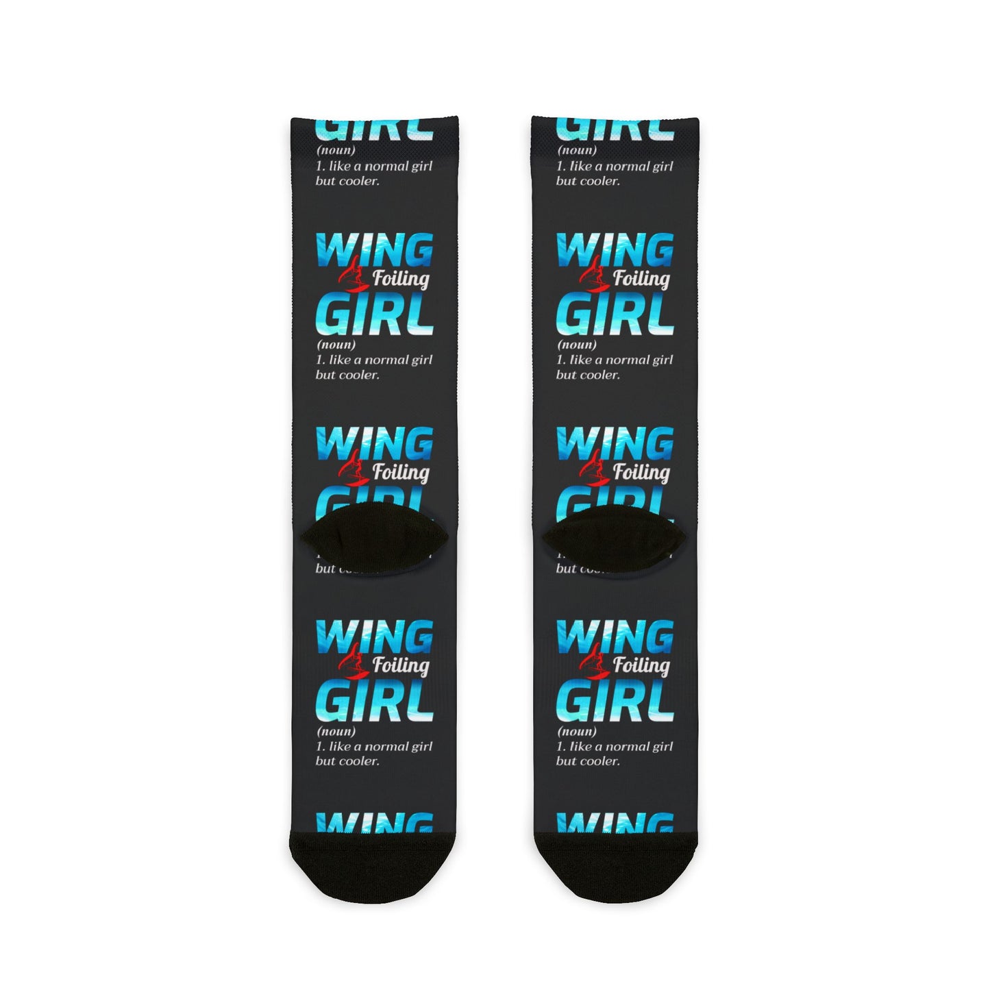 Wing Foiling Socks - Fun and Stylish Gift for Girls Who Love Foiling