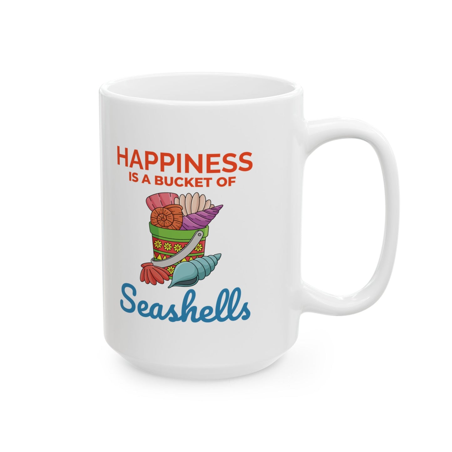 Seashells Collector Mug, Beach Treasure, Ocean Lover