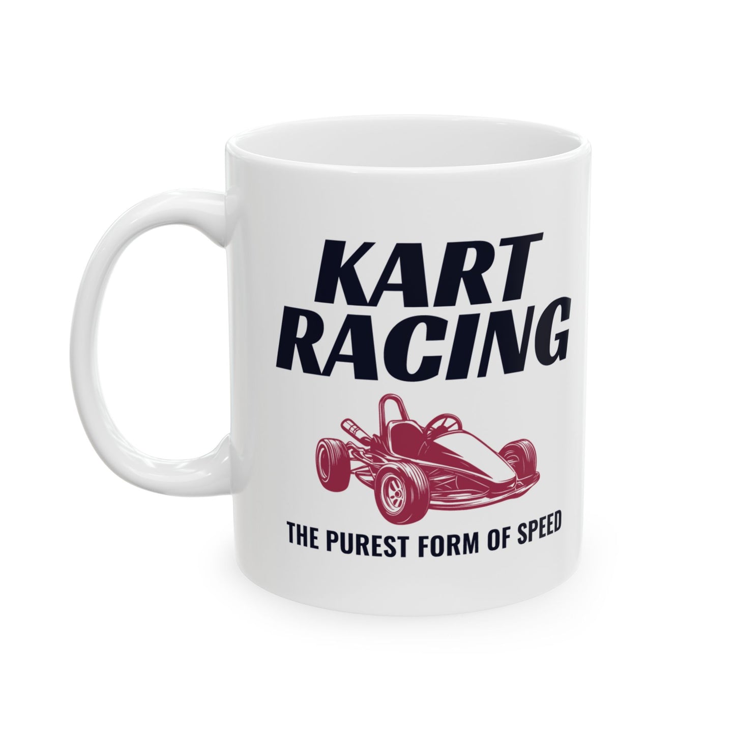 Go Kart Racing Mug - Pure Speed Design for Enthusiasts