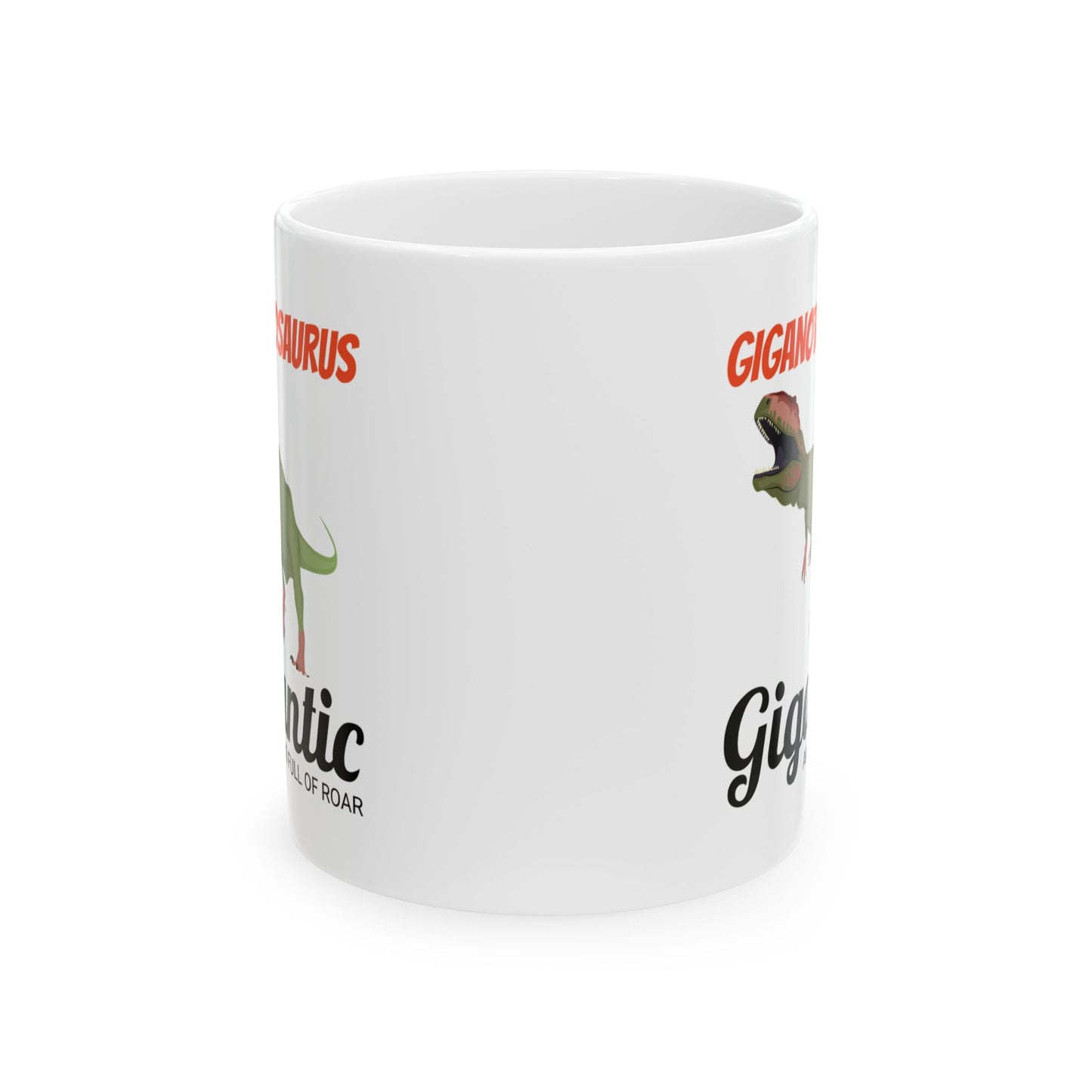 Dinosaur Fossil Mug - Giganotosaurus, Roar - Dino Gift