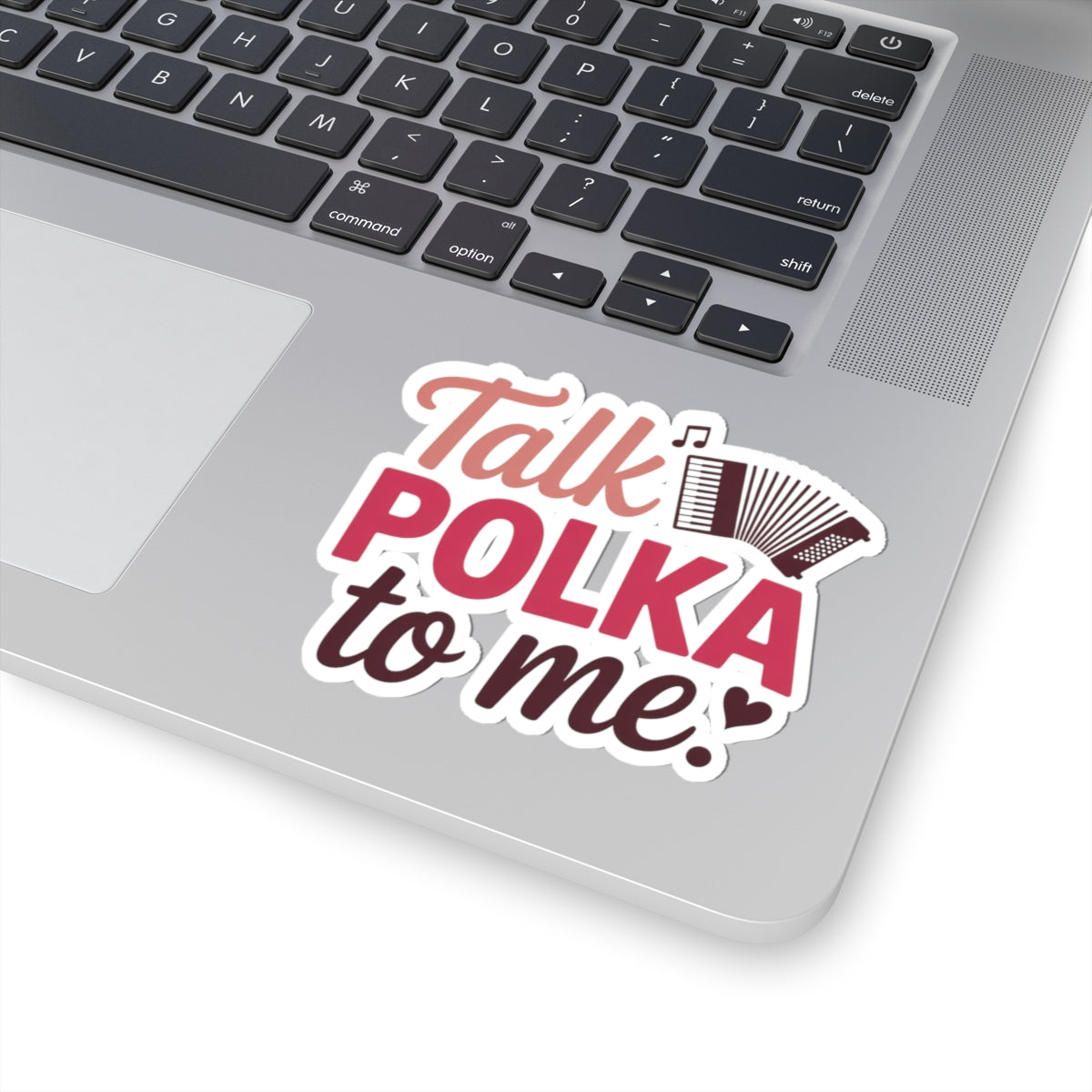 Polka Sticker - Flirty Talk Decal for Accordionists, Dance Fans