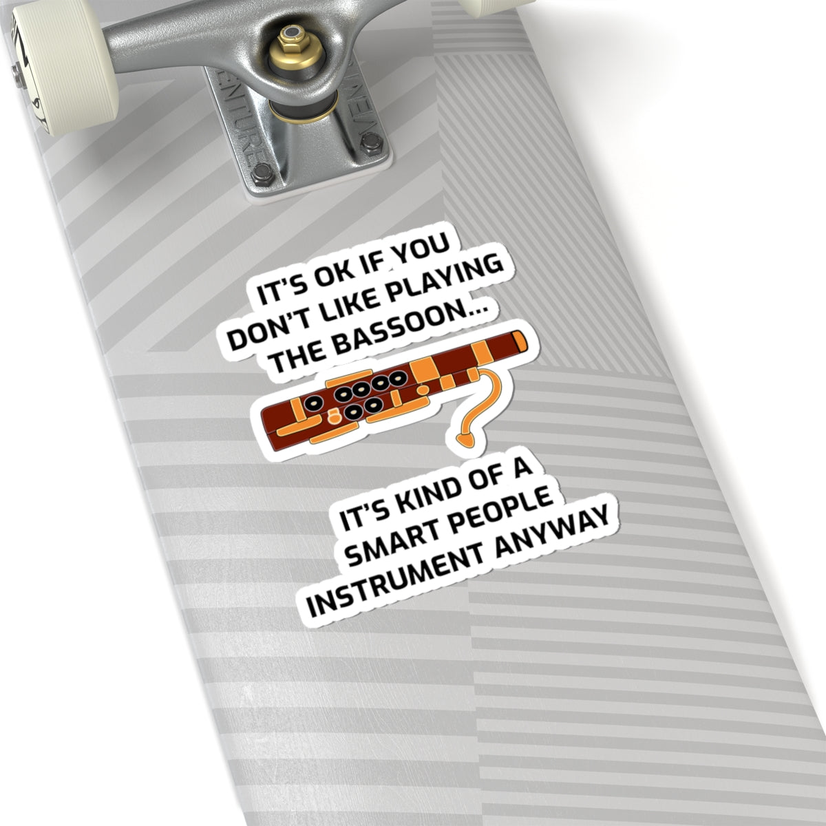 Bassoon Elite Sticker - Smart Instrument Vinyl Decal for Musicians & Orchestra Members