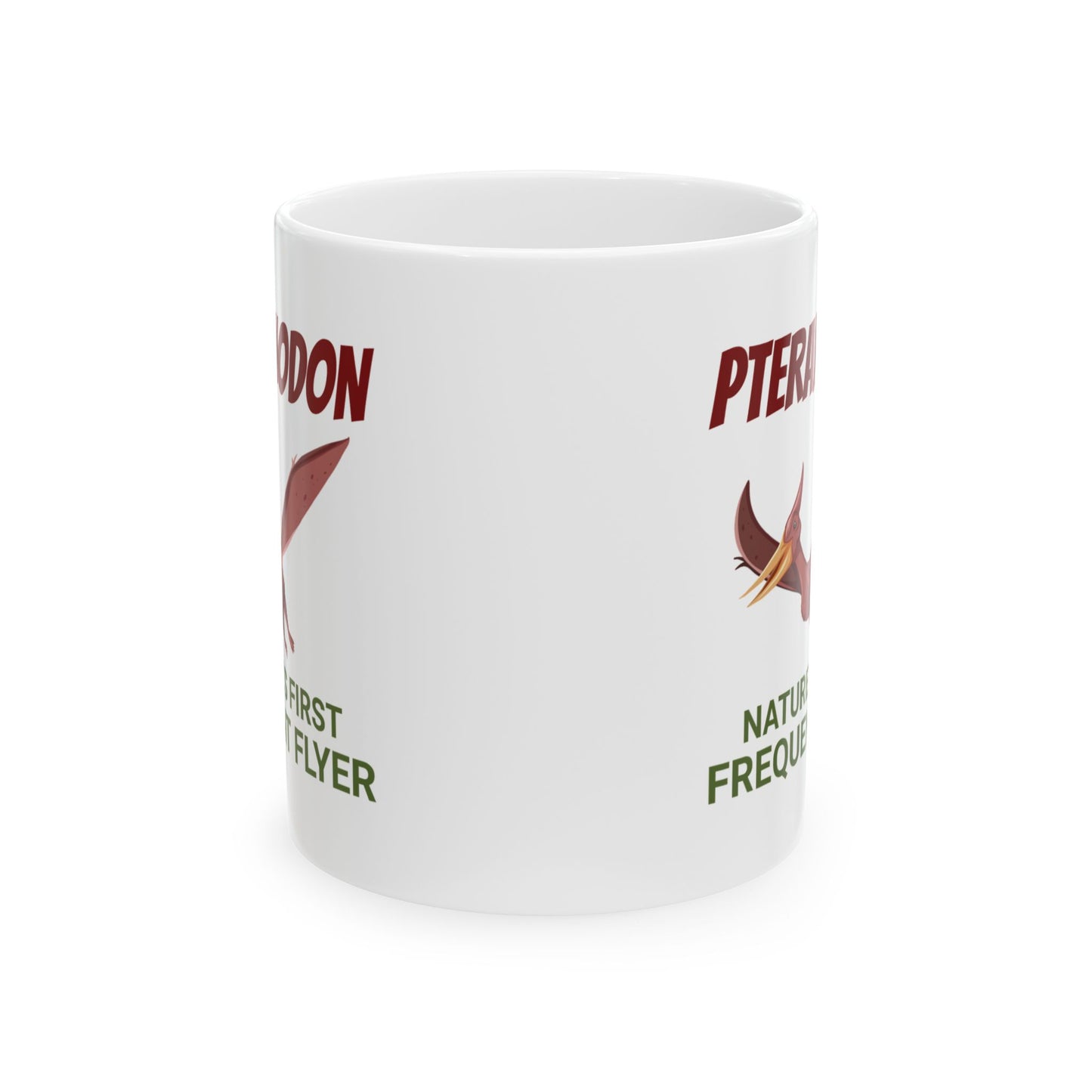 Dinosaur Fossil Mug Pteranodon Flying Reptile for Archaeology Enthusiasts
