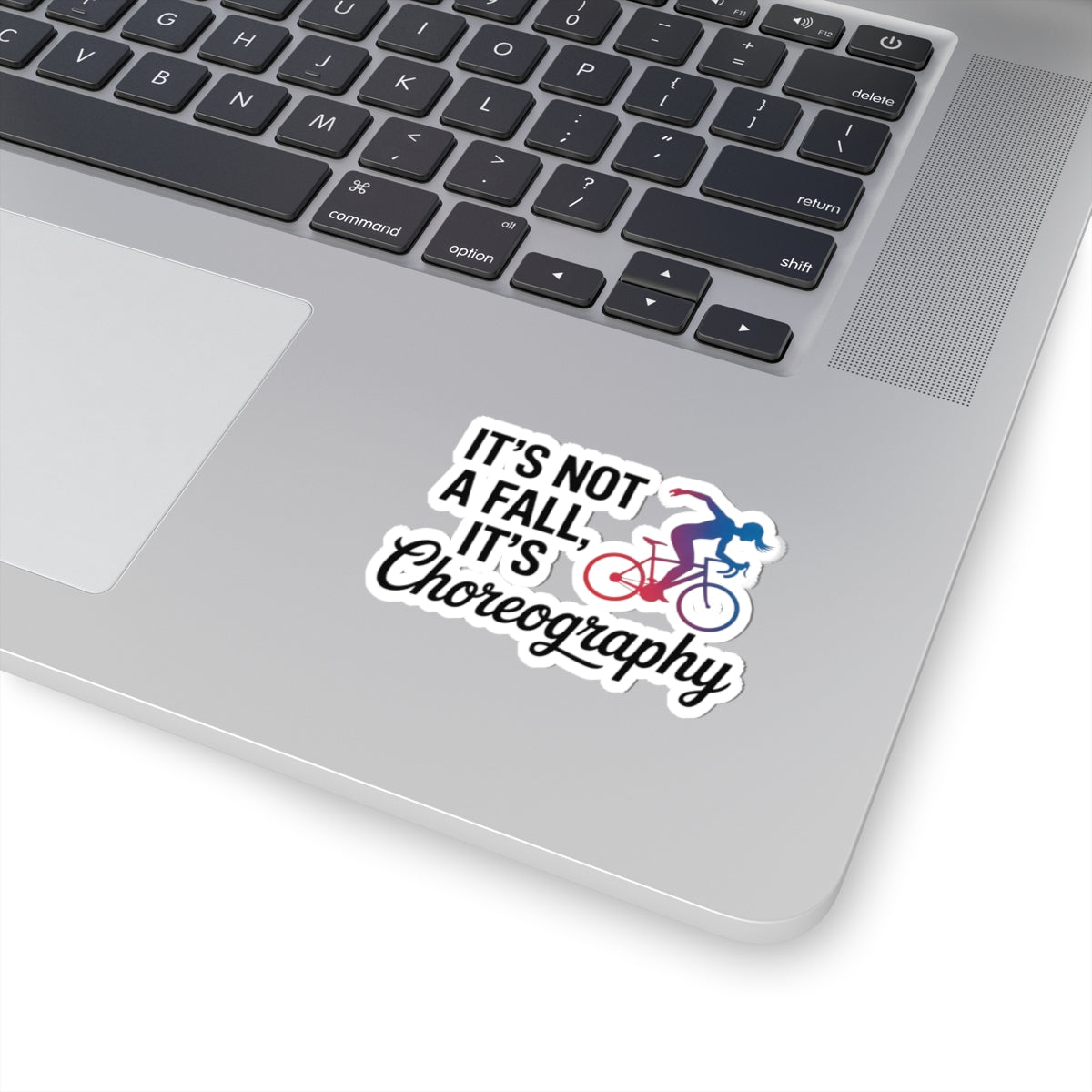 Funny Artistic Cycling Sticker - Choreography Bike Vinyl Decal for Rhythmic Gymnastic Athletes, Coach, Studio Riders