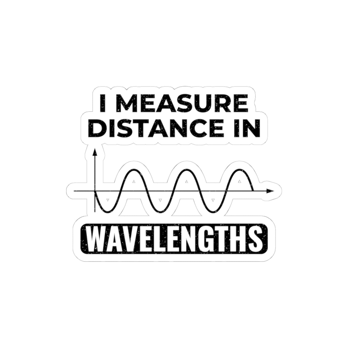 Amateur Ham Radio Operator Stickers Vinyl Decal - Wavelength Calculations & RF Engineering