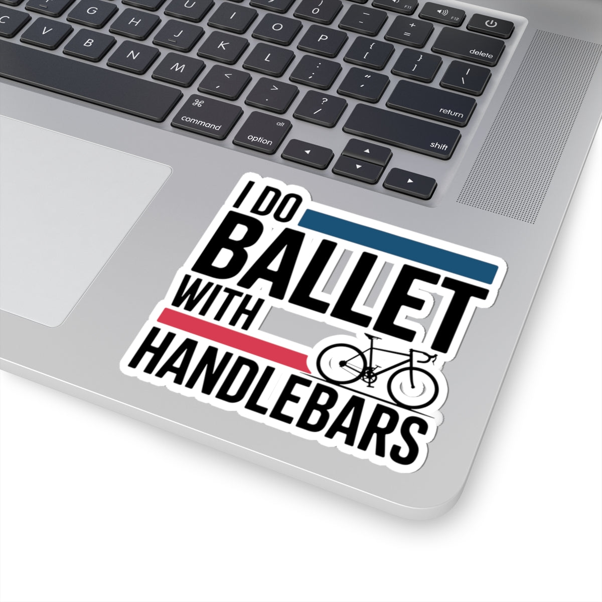 Funny Indoor Cycling Sticker - Gymnastic Bike Ballet Vinyl Decal for Rhythmic Cyclists, Coach, Athletes