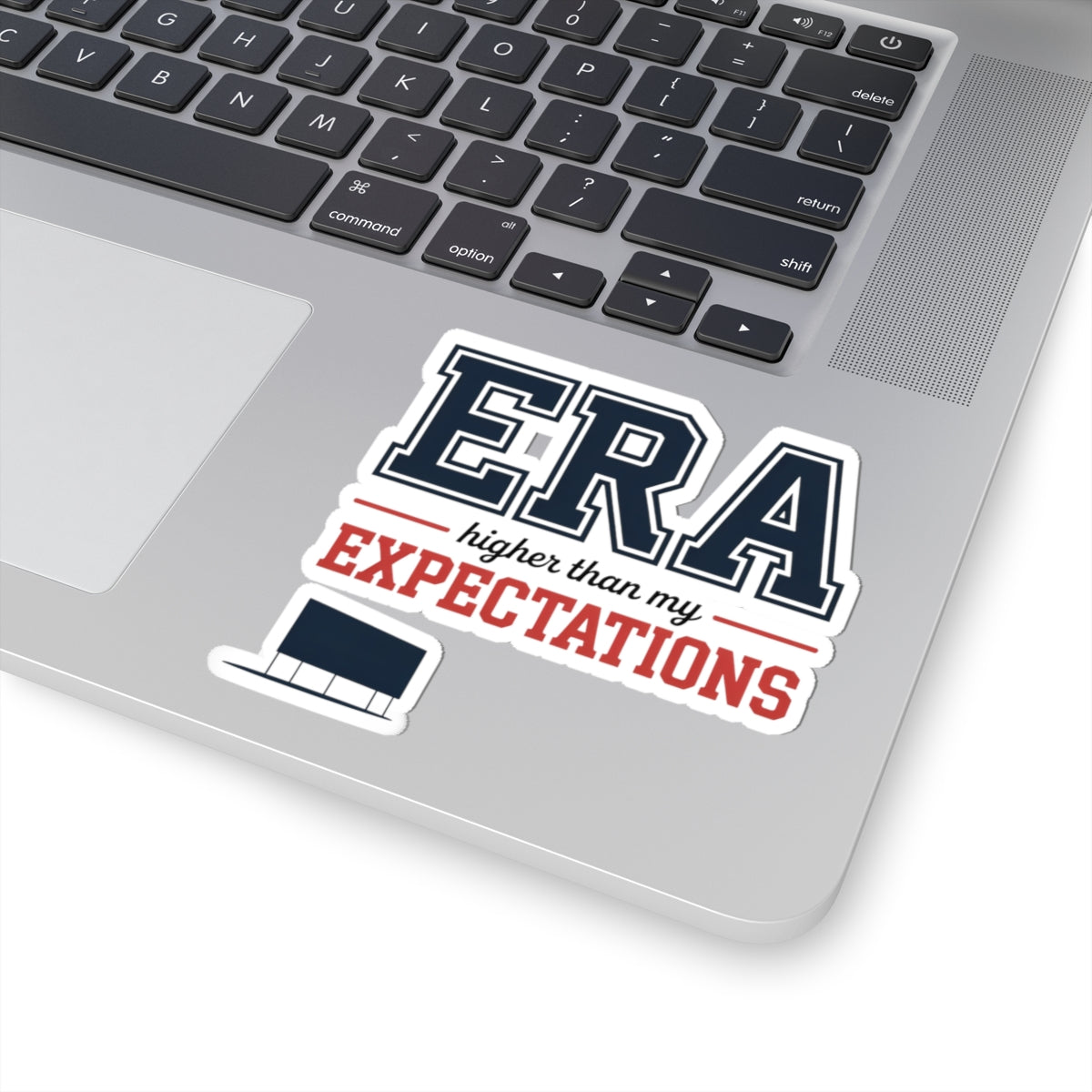 Baseball Pitcher Sticker – Funny ERA Stat Humor Varsity Decal for Pitchers Travel Ball Players