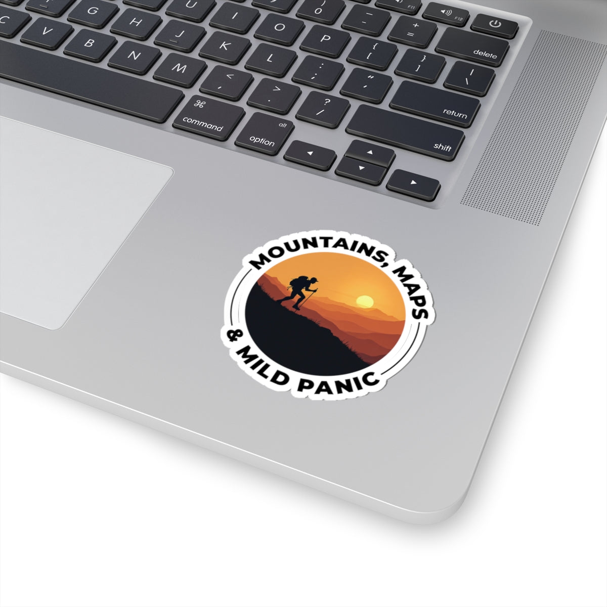 Adventure Mood Sticker - Mountain Humor Vinyl Decal for Hikers & Climbers