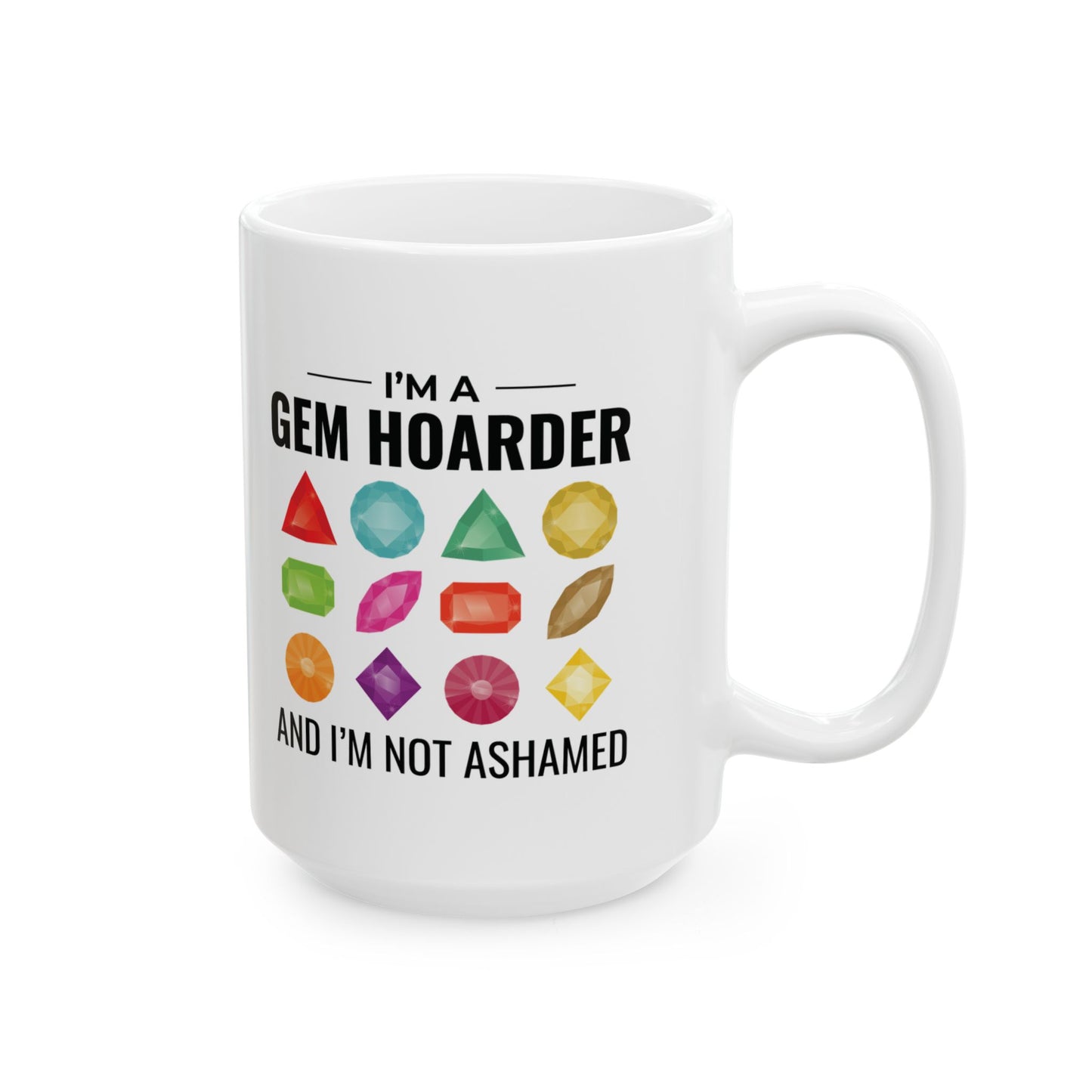 Taza de coleccionista de rocas, acaparador de piedras preciosas, regalo de mineralogía para amantes de los cristales 
