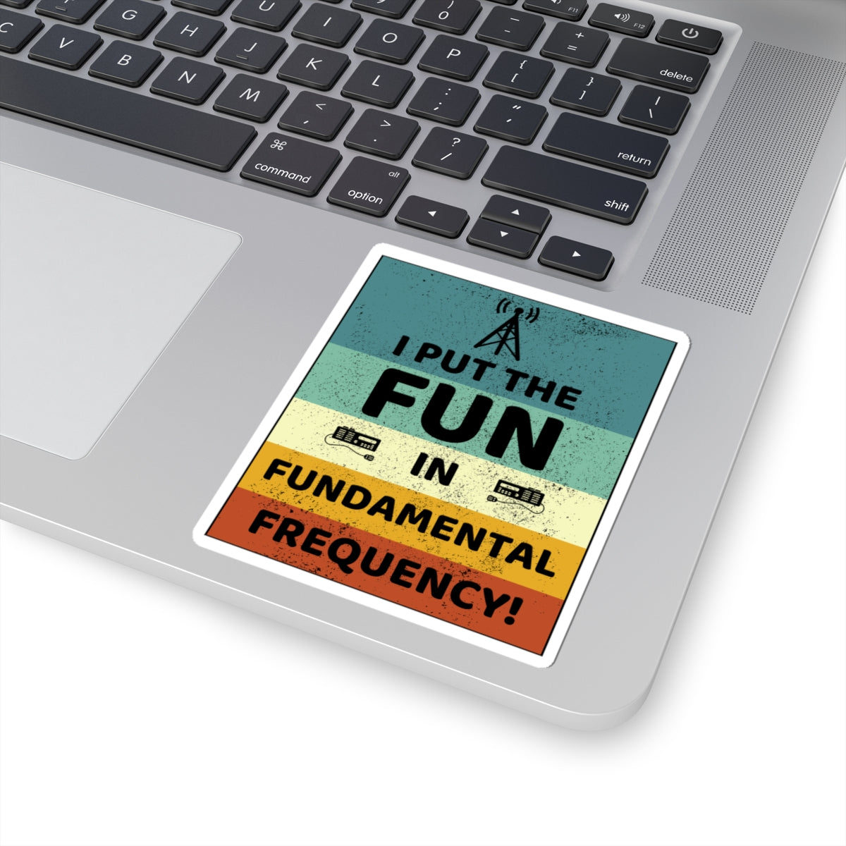 Amateur Ham Radio Operator Stickers Vinyl Decal - Radio Fun & Frequency Fundamentals