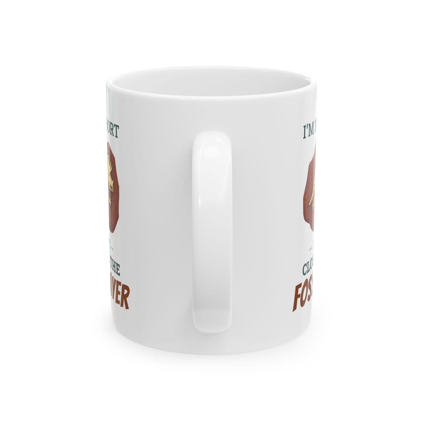 Dinosaur Fossil Mug - Closer to the Fossil Layer Design