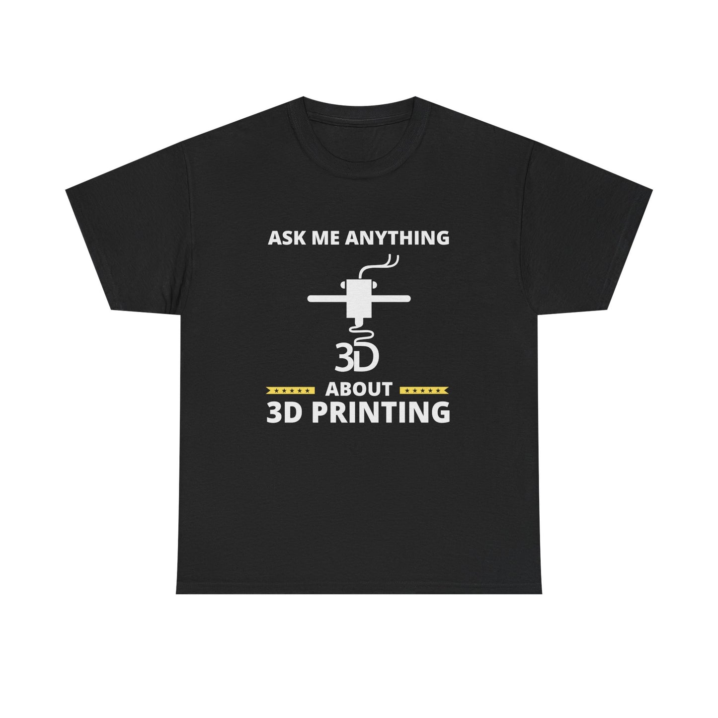 3D Printer T-Shirt – Funny Knowledge Graphic for Makers Tech Enthusiasts