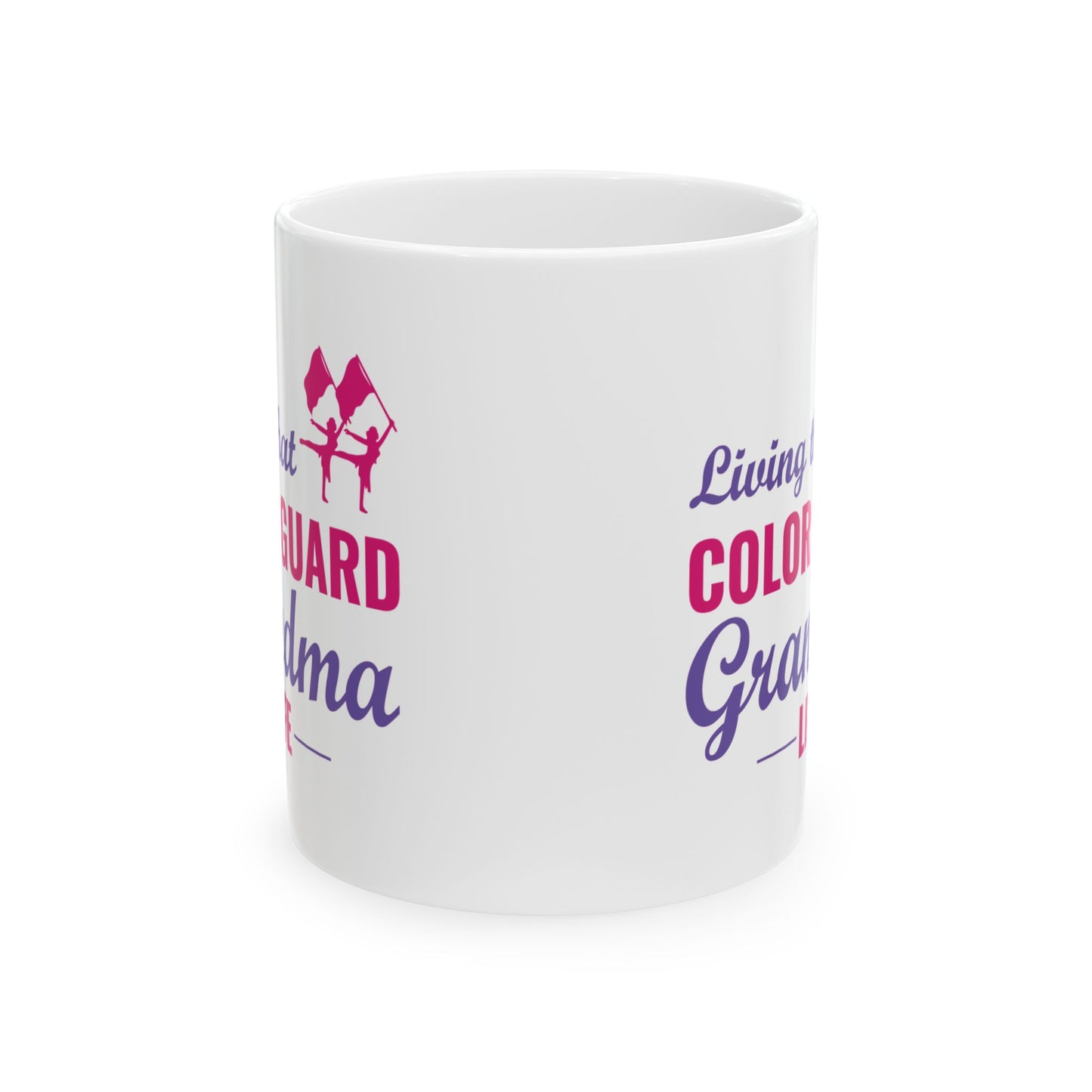 Color Guard Mug - Grandma Loves Guard Life Design
