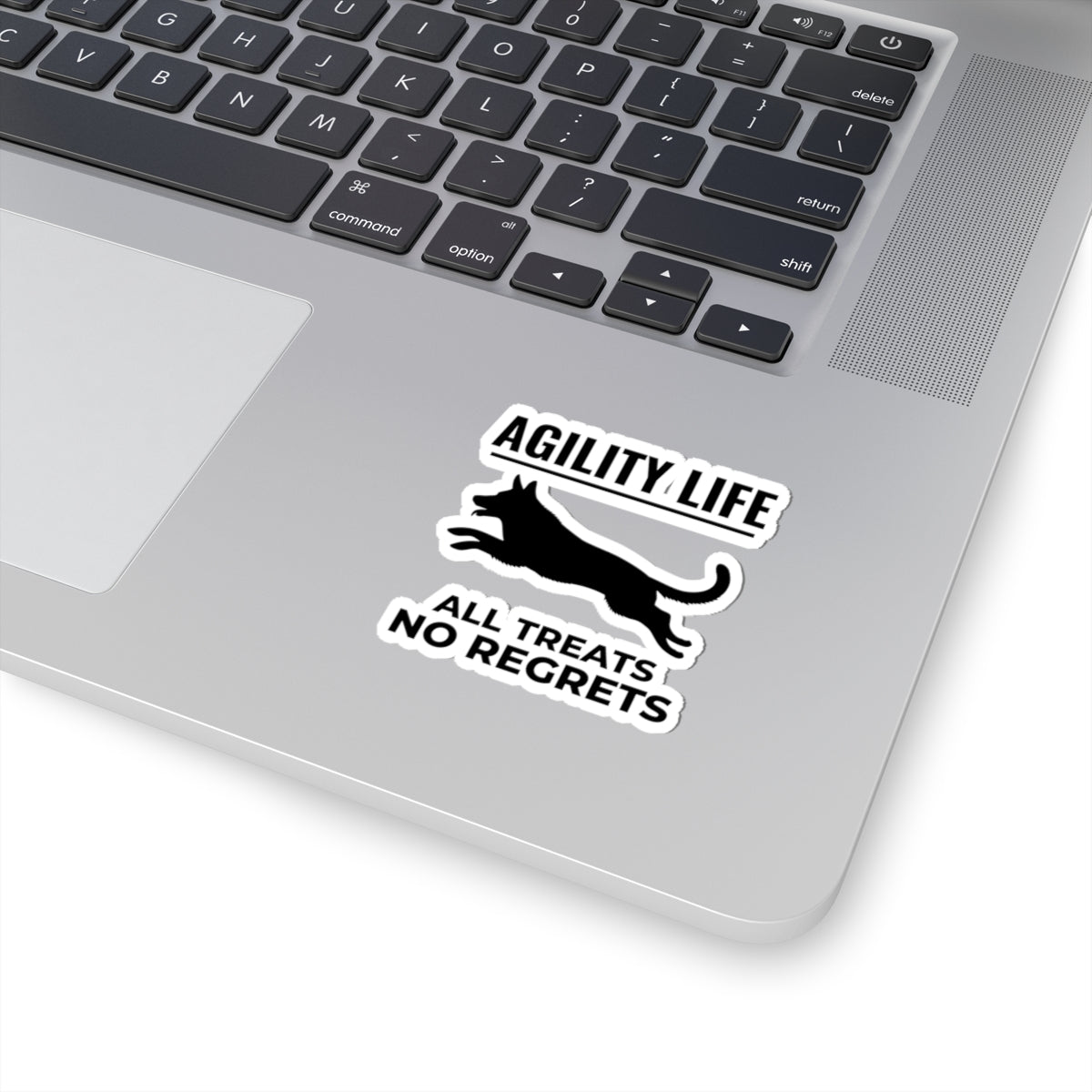 Agility Life Dog Sticker - Funny Pet Training Vinyl Decal for Dog Owners Trainers Competitors