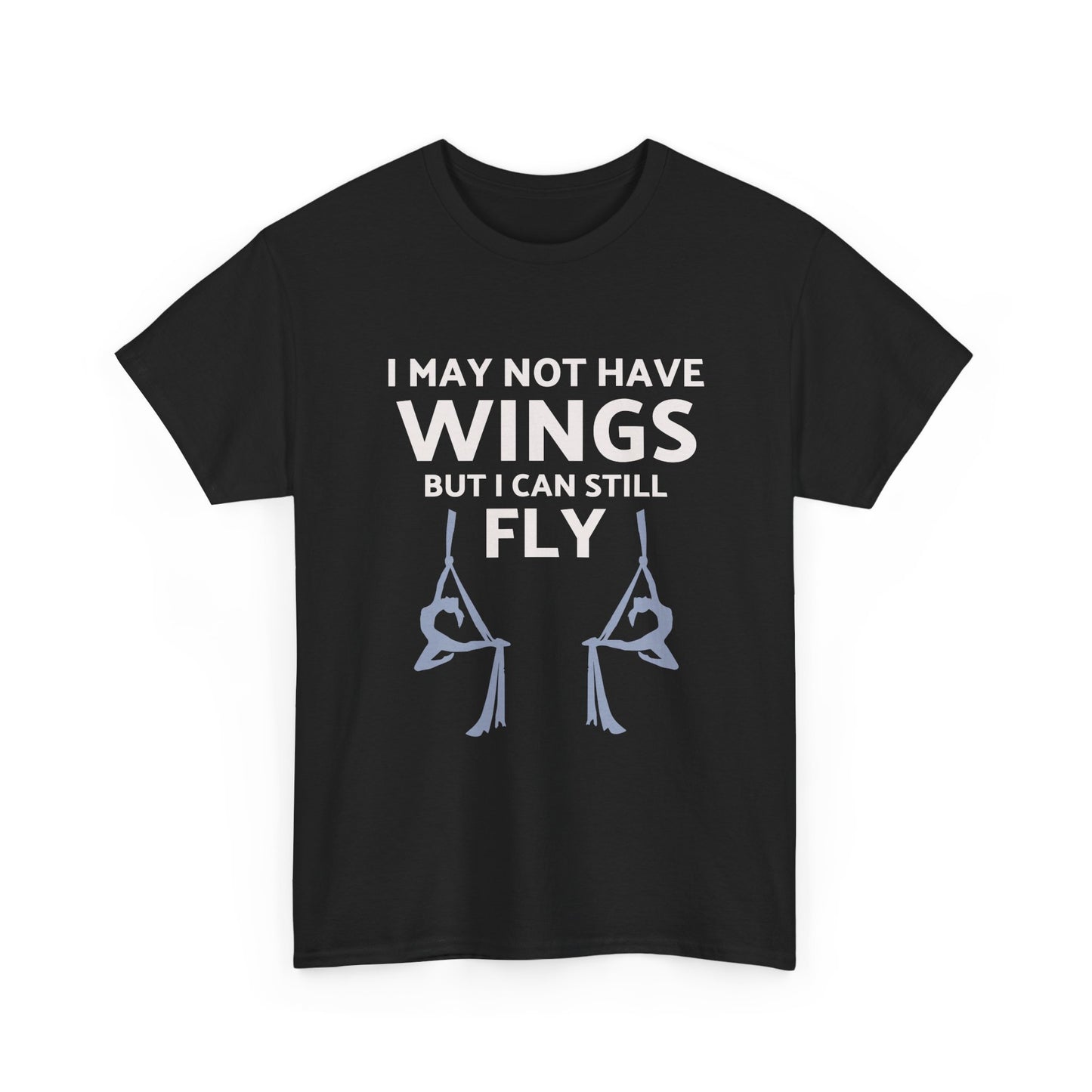 Aerial Silks T-Shirt – Inspirational Fly Quote Tee for Aerialists Gymnasts